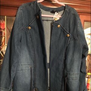 Plus size Denim jacket NWT